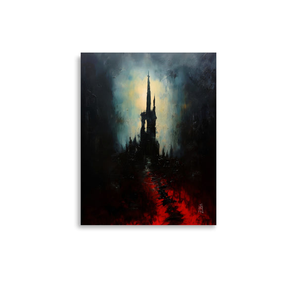 Oil Painting. The void of darkness VIII.