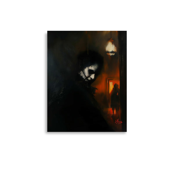 His darkest secrets. Art print