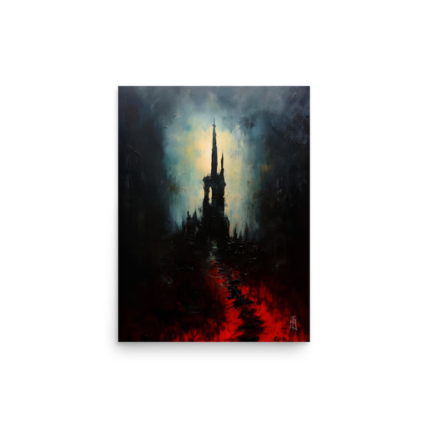 Oil Painting. The void of darkness VIII.