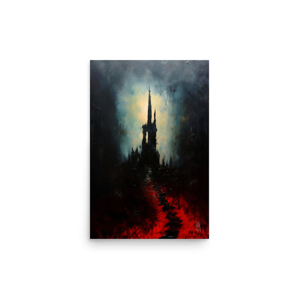 Oil Painting. The void of darkness VIII.