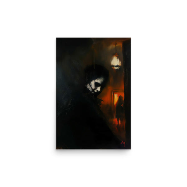 His darkest secrets. Art print