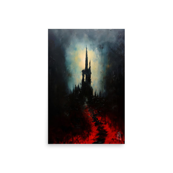Oil Painting. The void of darkness VIII.