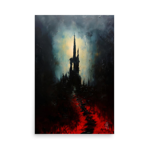 Oil Painting. The void of darkness VIII.