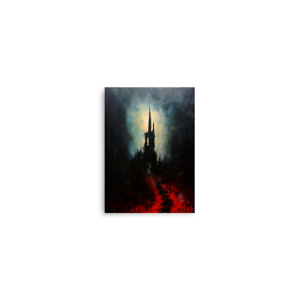 Oil Painting. The void of darkness VIII.
