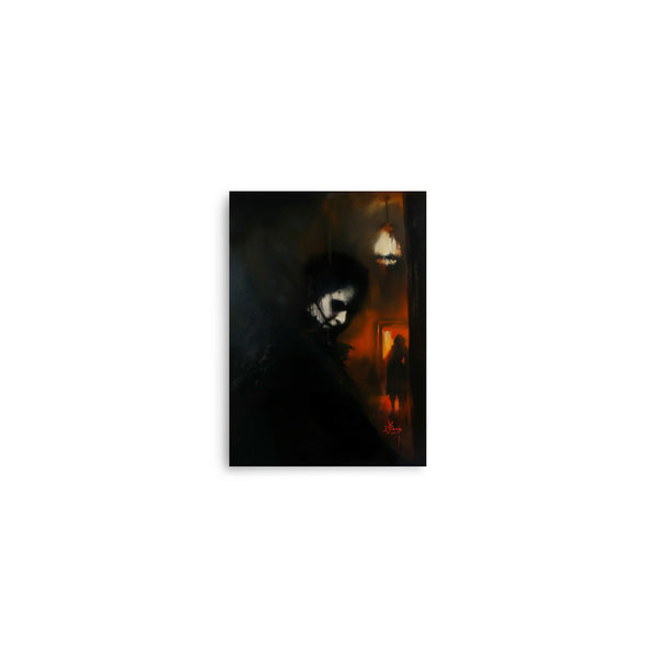 His darkest secrets. Art print