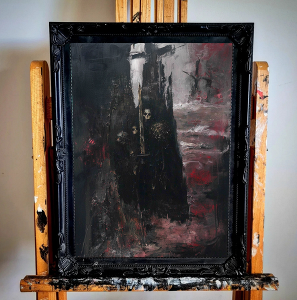 The Keeper of the Crypt. Art Print.