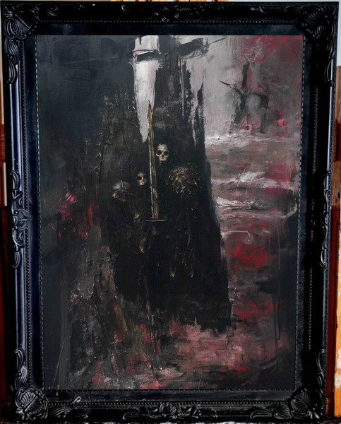 The Keeper of the Crypt. Art Print.