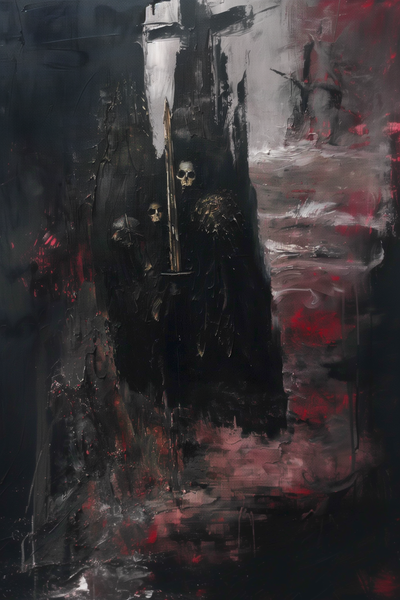 The Keeper of the Crypt. Art Print.