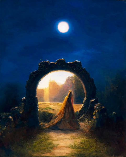 Rebirth. Path and place.  Art Print