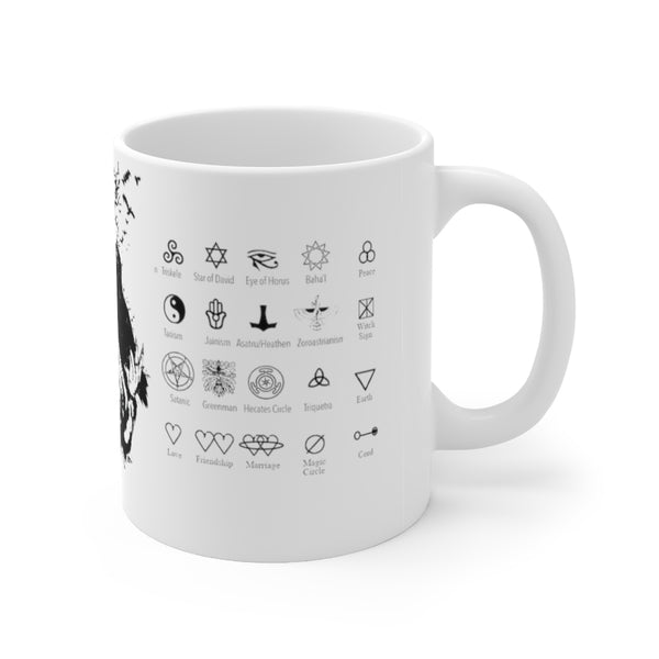 Life and death of the raven - Ceramic Mug 11oz