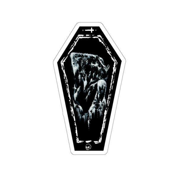 Her screams of pain - Kiss-Cut Stickers