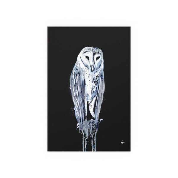 Silent Owl - Fine Art Posters. Wall art. Painting. Artwork
