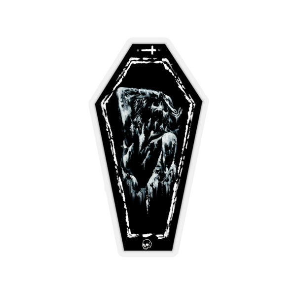 Her screams of pain - Kiss-Cut Stickers