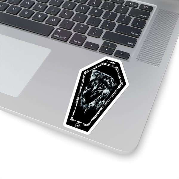 Her screams of pain - Kiss-Cut Stickers
