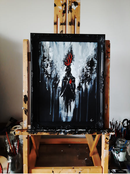 The wise hand of the deer