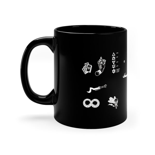 Her divine power mug - 11oz Black Mug