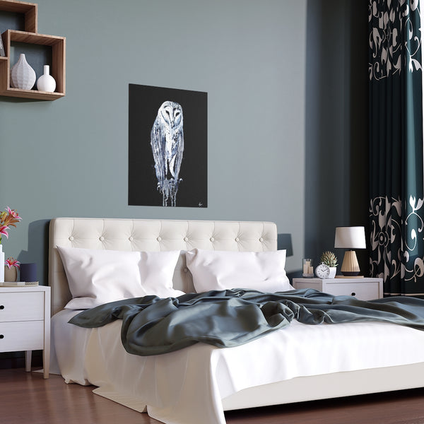 Silent Owl - Fine Art Posters. Wall art. Painting. Artwork