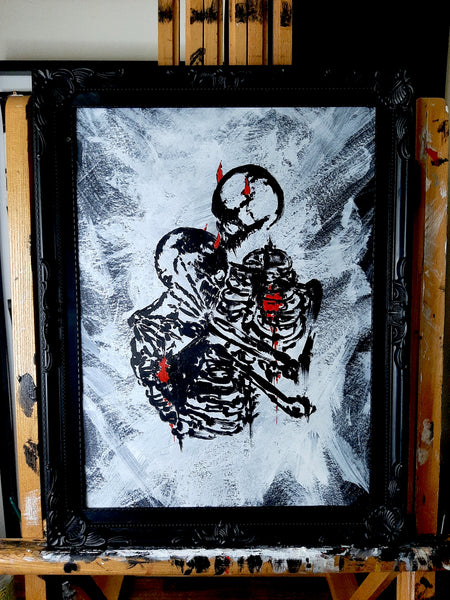 I love you to death.  Original artwork.