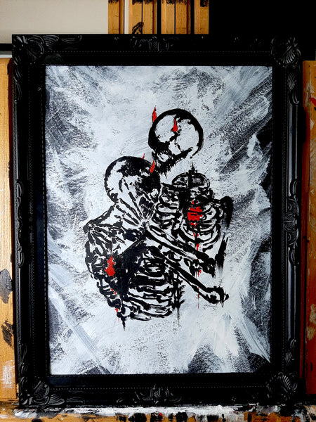 I love you to death.  Original artwork.
