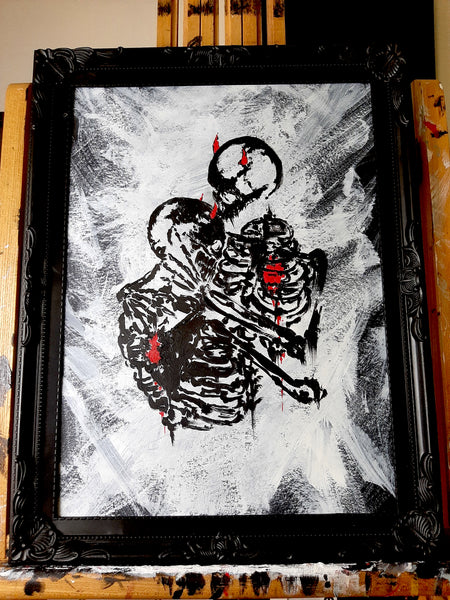 I love you to death.  Original artwork.