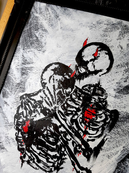 I love you to death.  Original artwork.