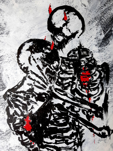 I love you to death.  Original artwork.