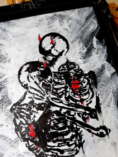 I love you to death.  Original artwork.
