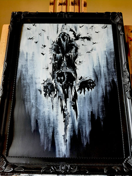 Valhalla is calling. Original artwork. Odin.