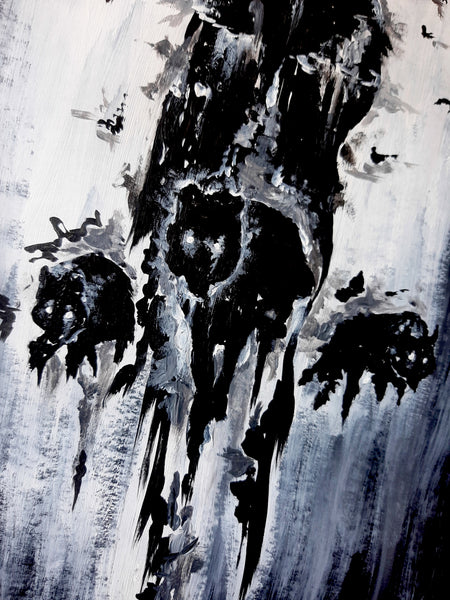 Valhalla is calling. Original artwork. Odin.