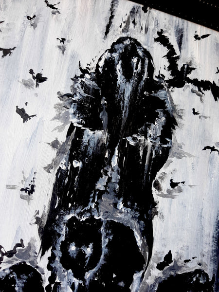 Valhalla is calling. Original artwork. Odin.
