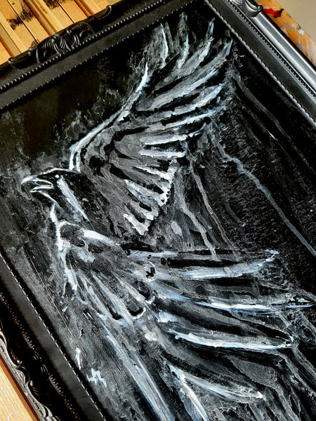 The Haunted Raven. Original artwork.
