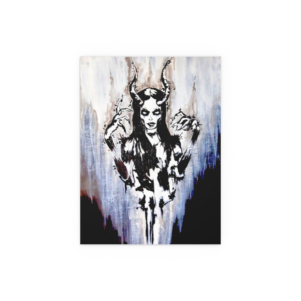 The Horned God - Silk Posters. Artwork. Art. Pagan. Wicca. dark art. Gothic home décor.
