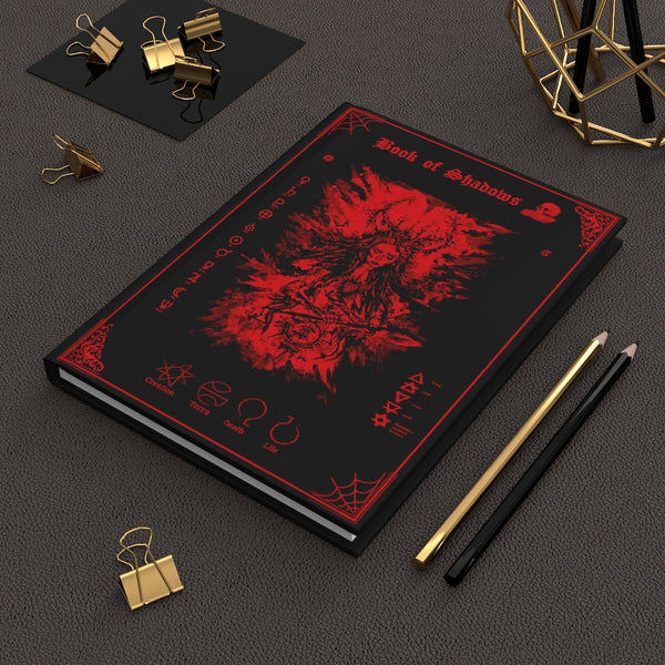 Book of shadows - Hardcover Journal Matte. Morgan Le Fray. Blood Red edition