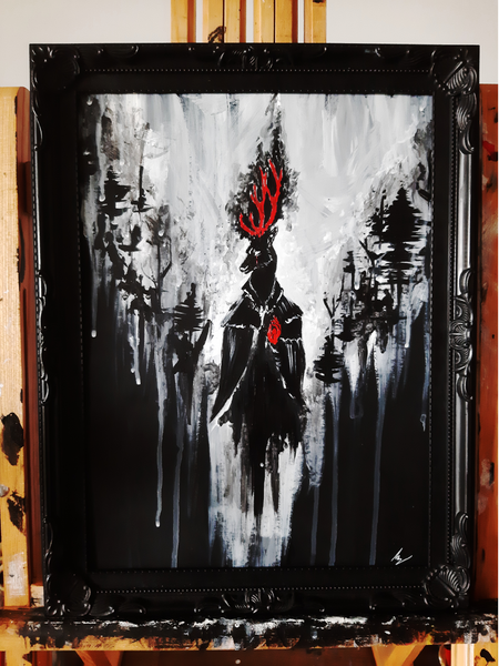 The wise hand of the deer