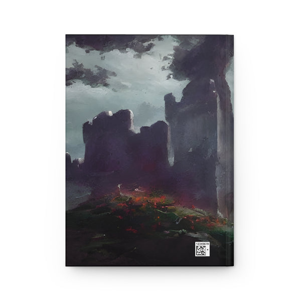 Fantasy Journal - Hardcover Journal Matte. The brave knight. Lined journal. Artistic and story writing journal.
