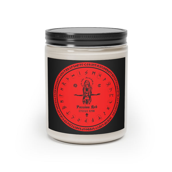 Spell Candle - Passion Red - Aromatherapy Spell craft Candles, 9oz. Witchcraft. ritual. Dark magic.