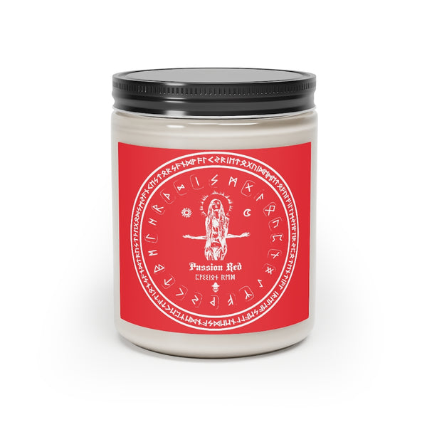 Spell Candle - Passion Red - Aromatherapy Spell craft Candles, 9oz. Witchcraft. ritual. Dark magic.