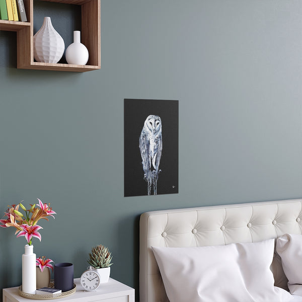 Silent Owl - Fine Art Posters. Wall art. Painting. Artwork