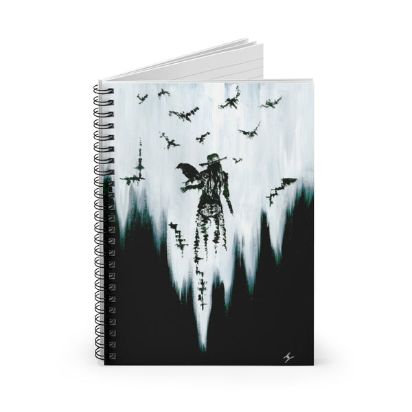 Spiral Notebook - Ruled Line. The raven witch Diana