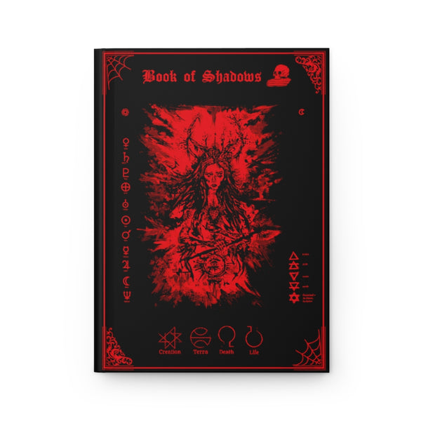 Book of shadows - Hardcover Journal Matte. Morgan Le Fray. Blood Red edition