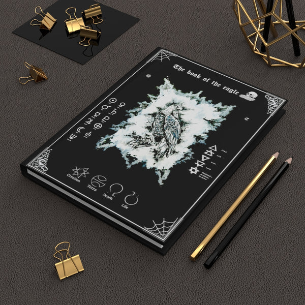 Book of the owl - Hardcover Journal Matte. The dark gypsy. Witchcraft, pagan.