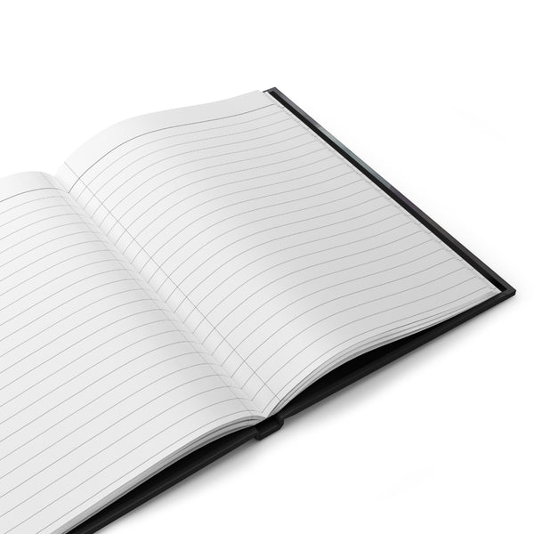Hardcover Journal Matte. The brave wizard. Lined journal. Artistic and story writing journal.