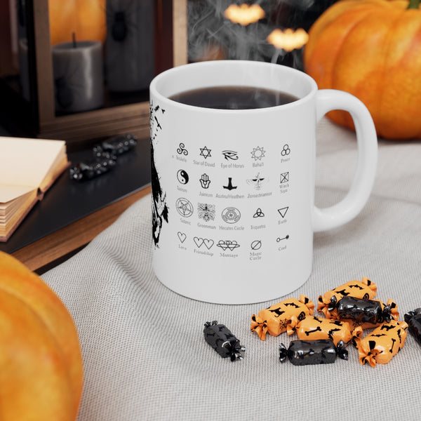 Life and death of the raven - Ceramic Mug 11oz