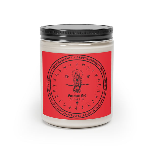 Spell Candle - Passion Red - Aromatherapy Spell craft Candles, 9oz. Witchcraft. ritual. Dark magic.