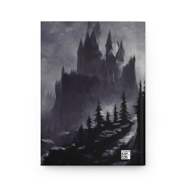 Fantasy Journal - Hardcover Journal Matte. The lonely witch. Lined journal. Artistic and story writing journal.