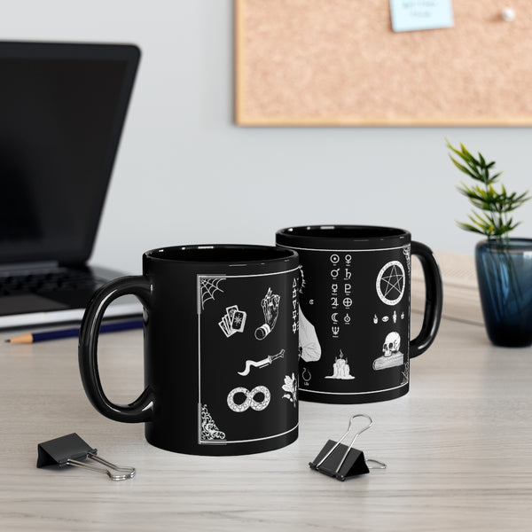 The dark gypsy mug - 11oz Black Mug