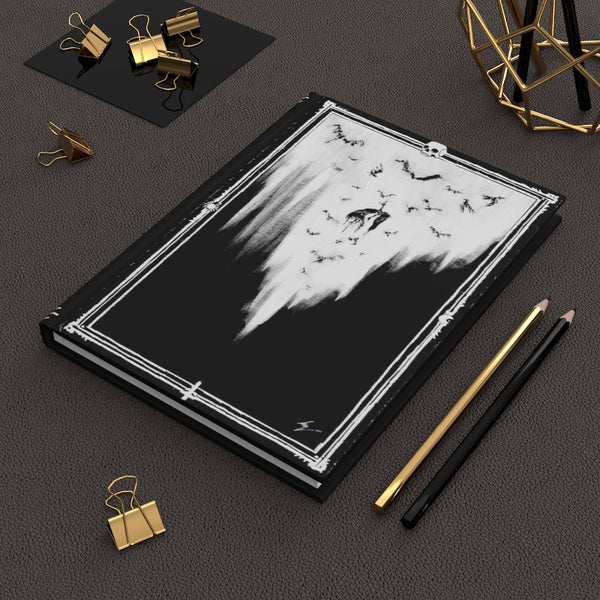 The Ravens Call Her. Hardcover Journal Matte. Gothic spell book - Lined Journal