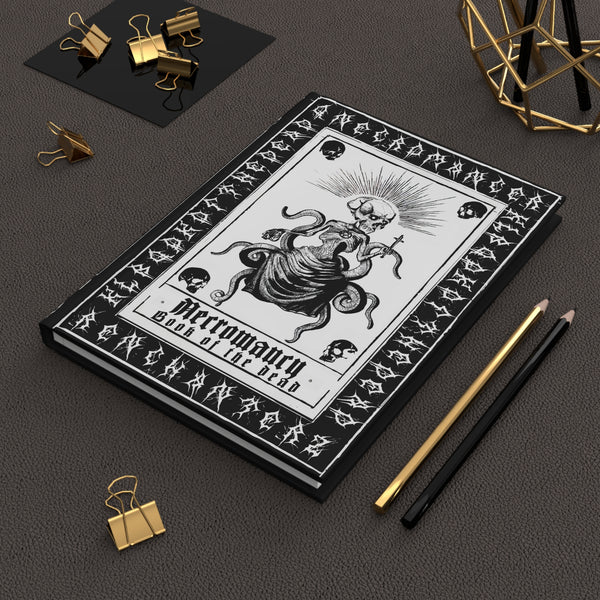 Necromancy Book of the dead journal - Elder God. Hardcover Journal Matte. The shadow warlock. Lined journal.