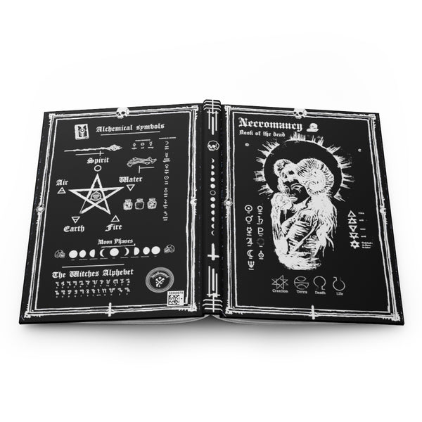 Necromancy. Book of the dead - Her deadly desire. Hardcover Journal Matte. Gothic spell book - Journal