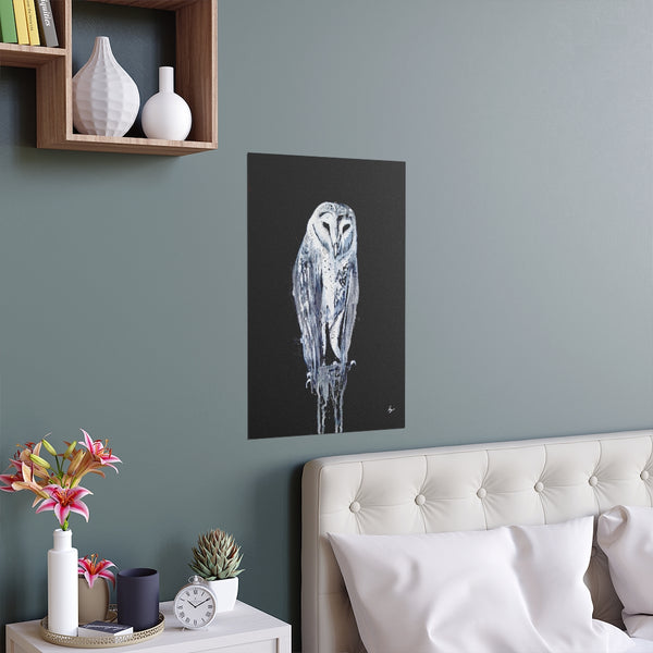 Silent Owl - Fine Art Posters. Wall art. Painting. Artwork